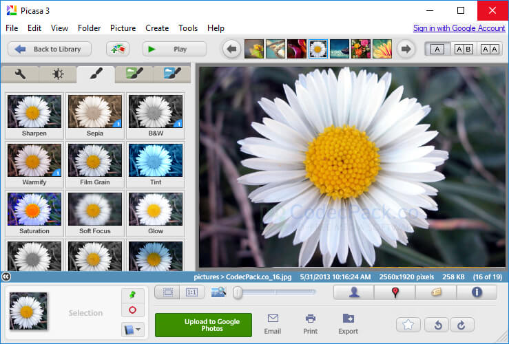 picasa photo editing software free download